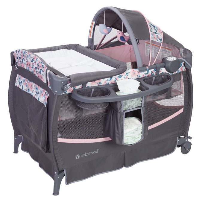 baby trend deluxe ii nursery center® playard, bluebell