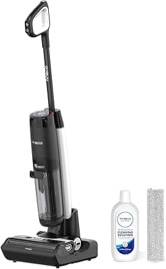 tineco floor one s7 flashdry smart cordless wet dry vacuum cleaner, long runtime, great for sticky messes, self-cleaning, 158?hot air flashdrying, dual-sided edge cleaning, extended battery lifespan