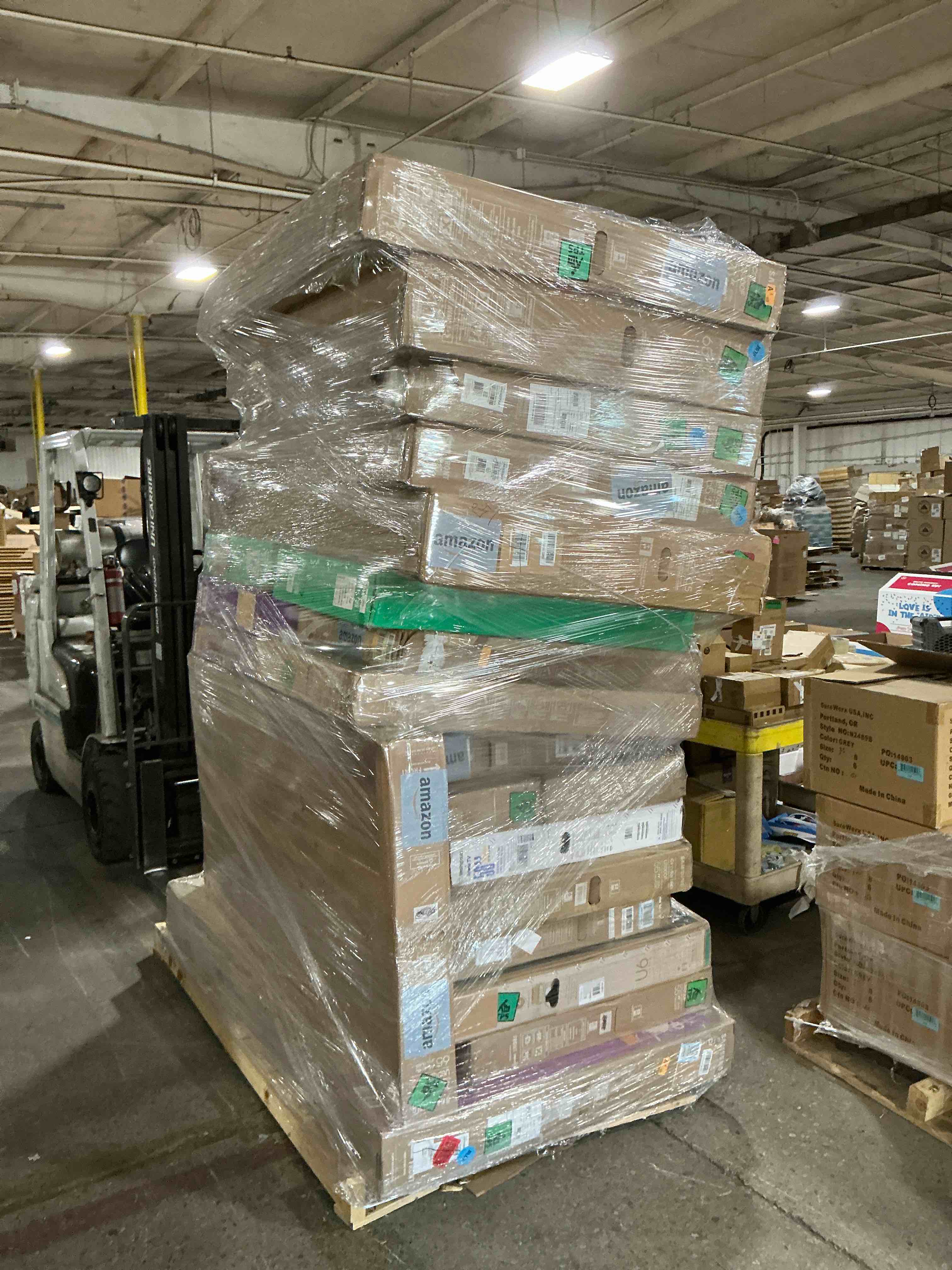 18 assorted TVs most 55 inches or larger brands like Samsung LG, Vizio, and more your BID per TV parts or repair