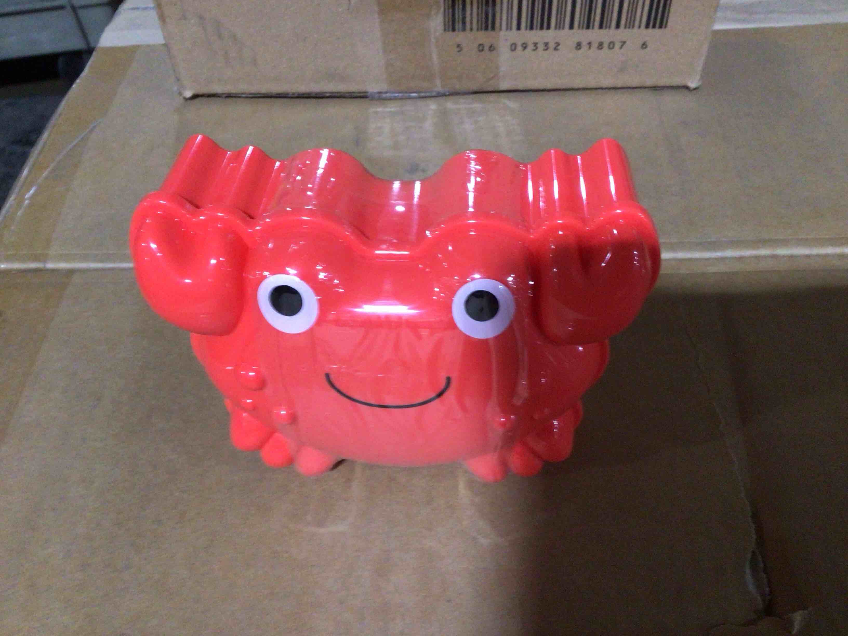 Animal Shaped Soap Dish. Red Crab