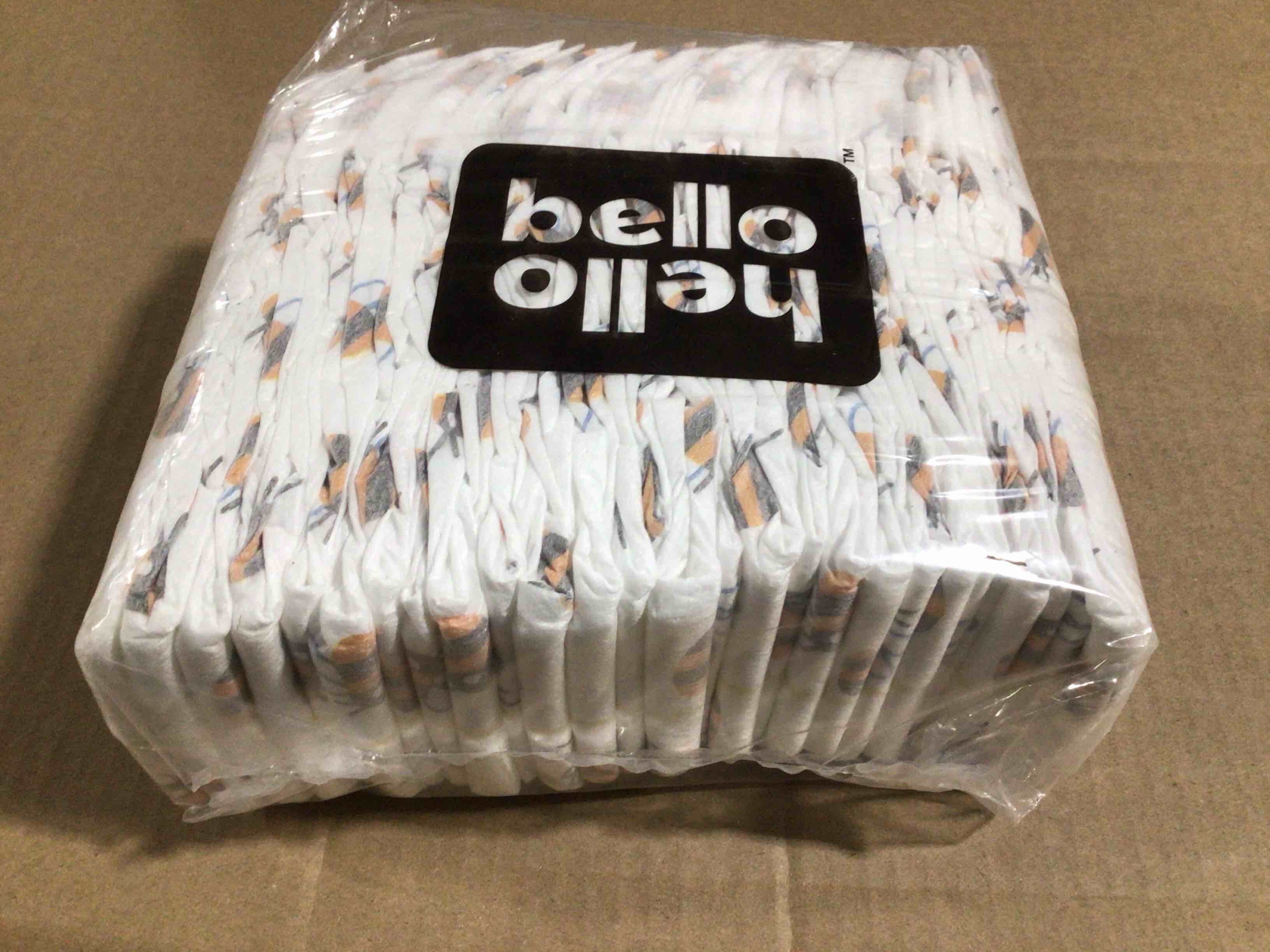bello hello size 4 diapers, 25/pack 