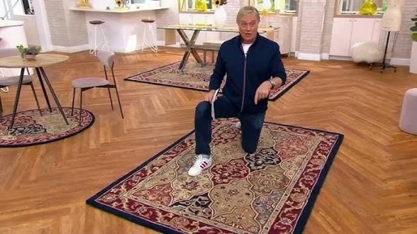 royal palace 2’3”x8’6” wool kirman medallion runner