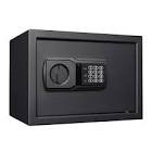 Pen + Gear Safes Model 44E20 with Electronic Lock  Backup Key  1 Shelf  Black