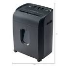 pen + gear 16-sheet cross-cut paper/cds and dvds/credit card shredder  5.3 gallon bin  black home and office use
