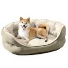 Canine Creations Cozy Pet Bed by Arlee Home & Pet Orthopedic Eco-Friendly Oval Durable Chew Resistant Washable Pet Bed for Medium and Large Large Dogs, Aloe