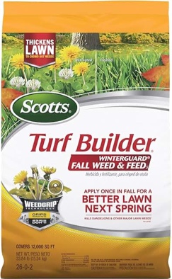 Scotts Turf Builder Winterguard Fall Weed and Feed Covers 16 000 Sqft  45.12Lbs