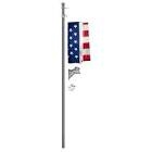Valley Forge Flag 60733 3x5ft. Nylon US Flag Kit with 6ft. 1.25in. Aluminum Pole and Aluminum Bracket