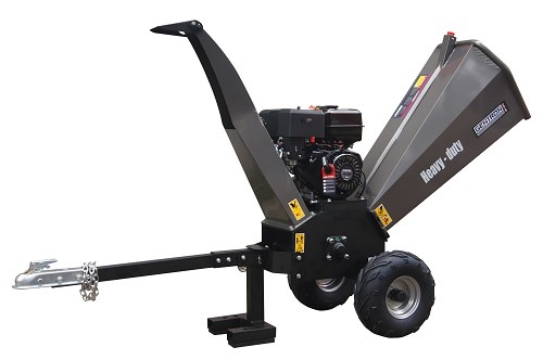 GWC420 Woodchipper Mulcher 15 HP JD engine 420cc Gas Powered Chipper Shredder 2000 RPM Double Edge Blades 6" feed
