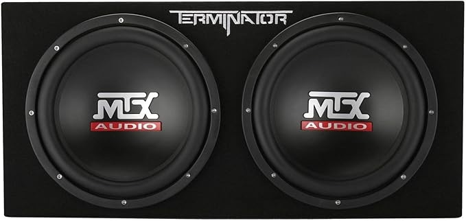 MTX TNP212DV 12-Inch 2000-Watt Dual Loaded Vented Subwoofer Enclosure
