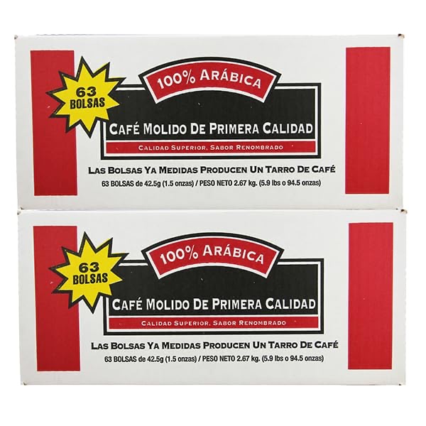 100% Arabica Premium Ground Coffee 126 count