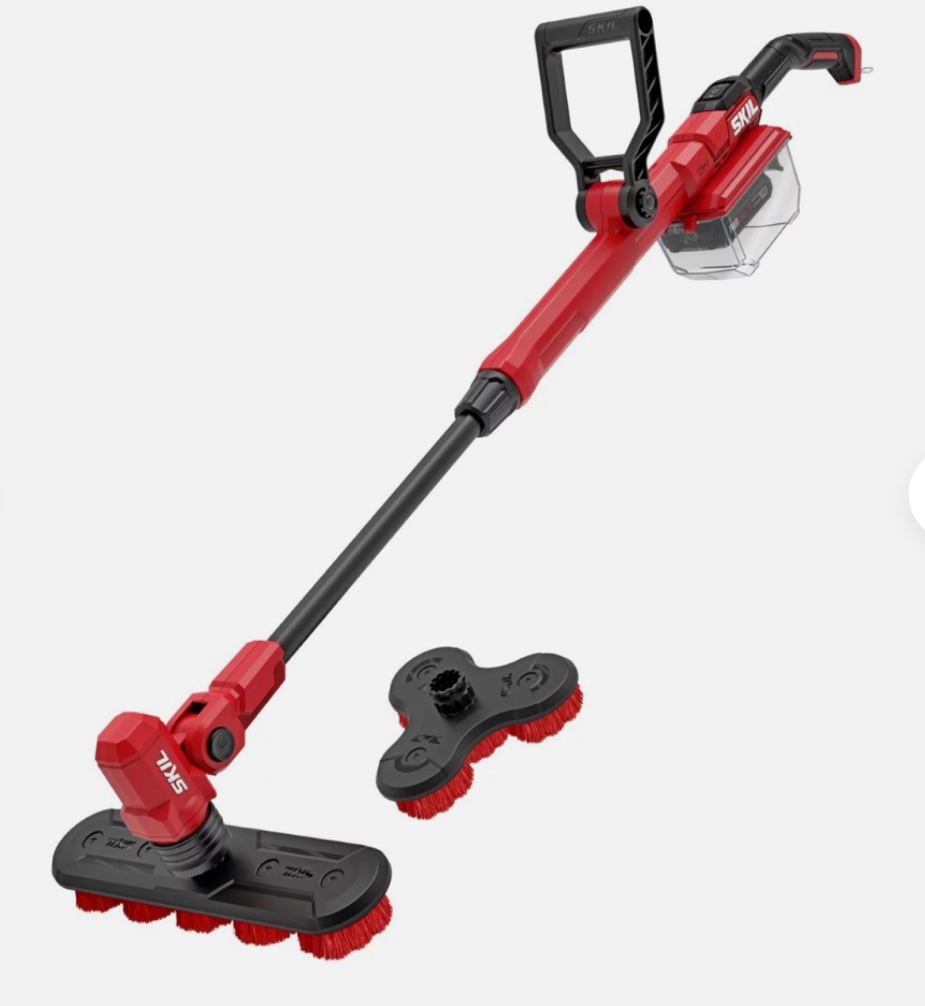 SKIL 20V Electric Power Scrubber with Accessories