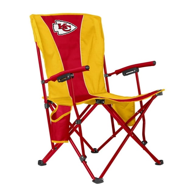 Logo Brands Kansas City Chiefs Hard Arm Chair