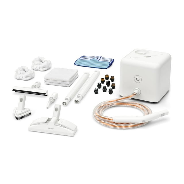 dupray neat steam cleaner - exclusive edition with bonus accessory kit - powerful steam cleaning for floors, upholstery, grout, cars, & more, no chemicals: kills 99.9% of bacteria & viruses