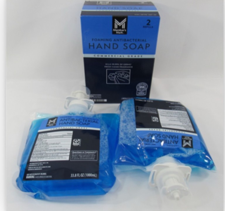 member's mark commercial antibacter. foaming hand soap (2 pk.)