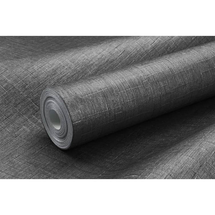 Bhavin vertical fibrous Silk texture 27”x27” Wallpaper Roll 