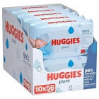 Huggies Pure Baby Wipes 10 Packs Of 56 Cleaning Wipes