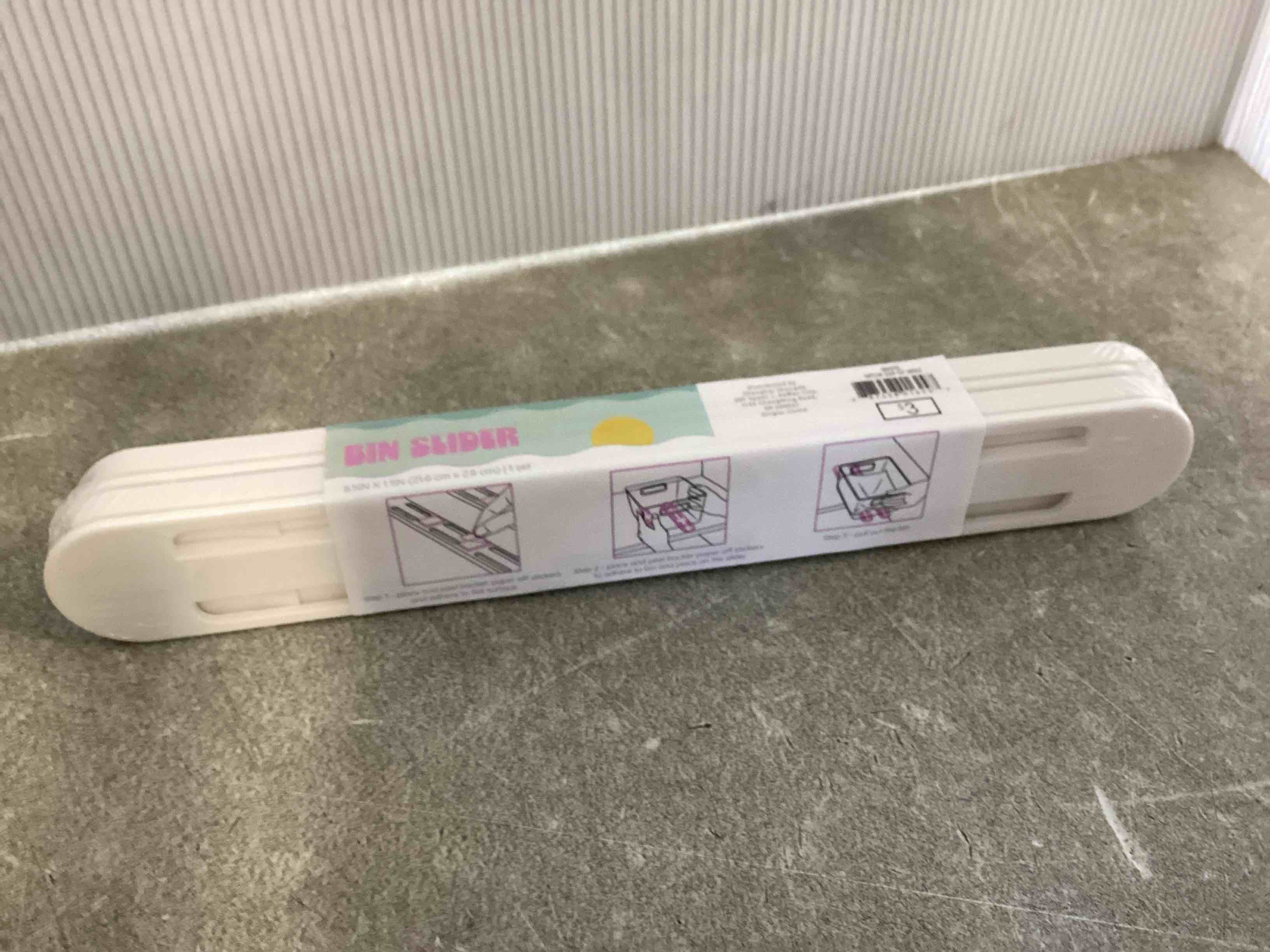 BIN Slider 8.5 in X 1.1 in (case of 36)