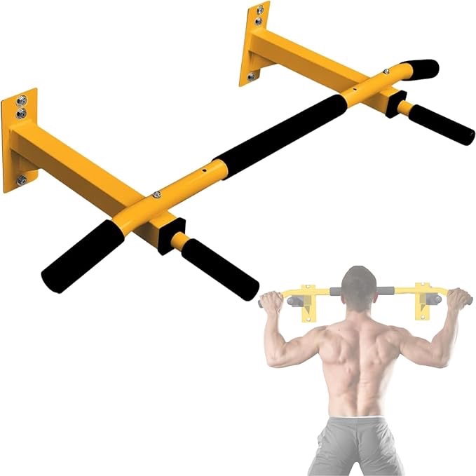 ( incomplete missing some hardware) Yes4All Pull Up Bar Wall Mounted - Multifunctional Wall Mounted Pull Up Bar for Home Gym Workout Strength Training Equipment A. Standard 