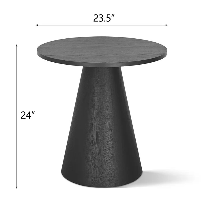 DWEN-24” side cone top black 