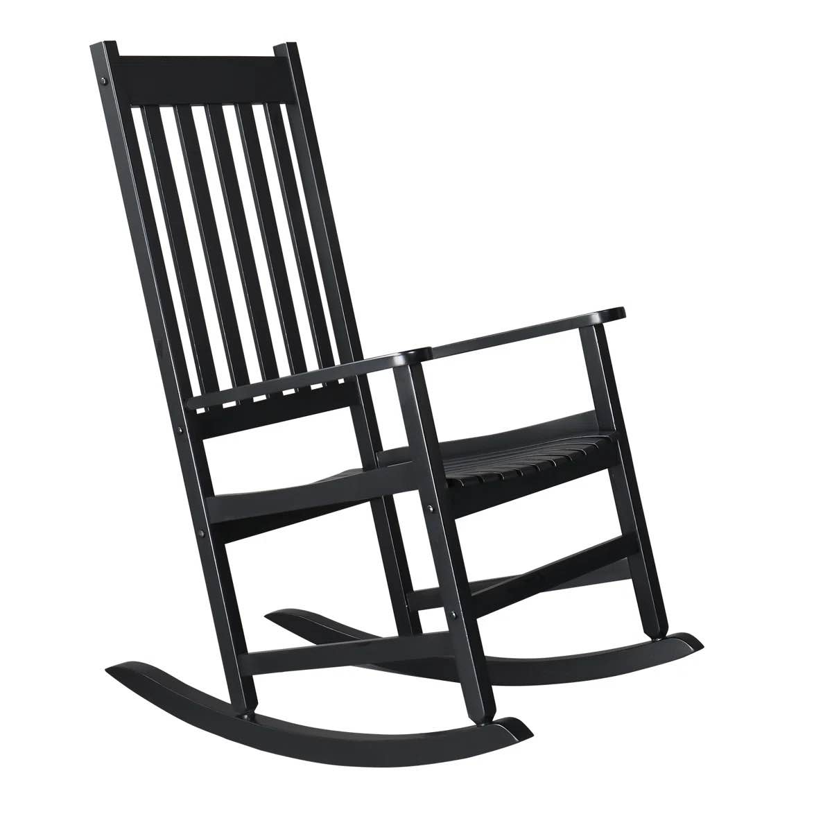 outdoor bello rocking solid wood chair