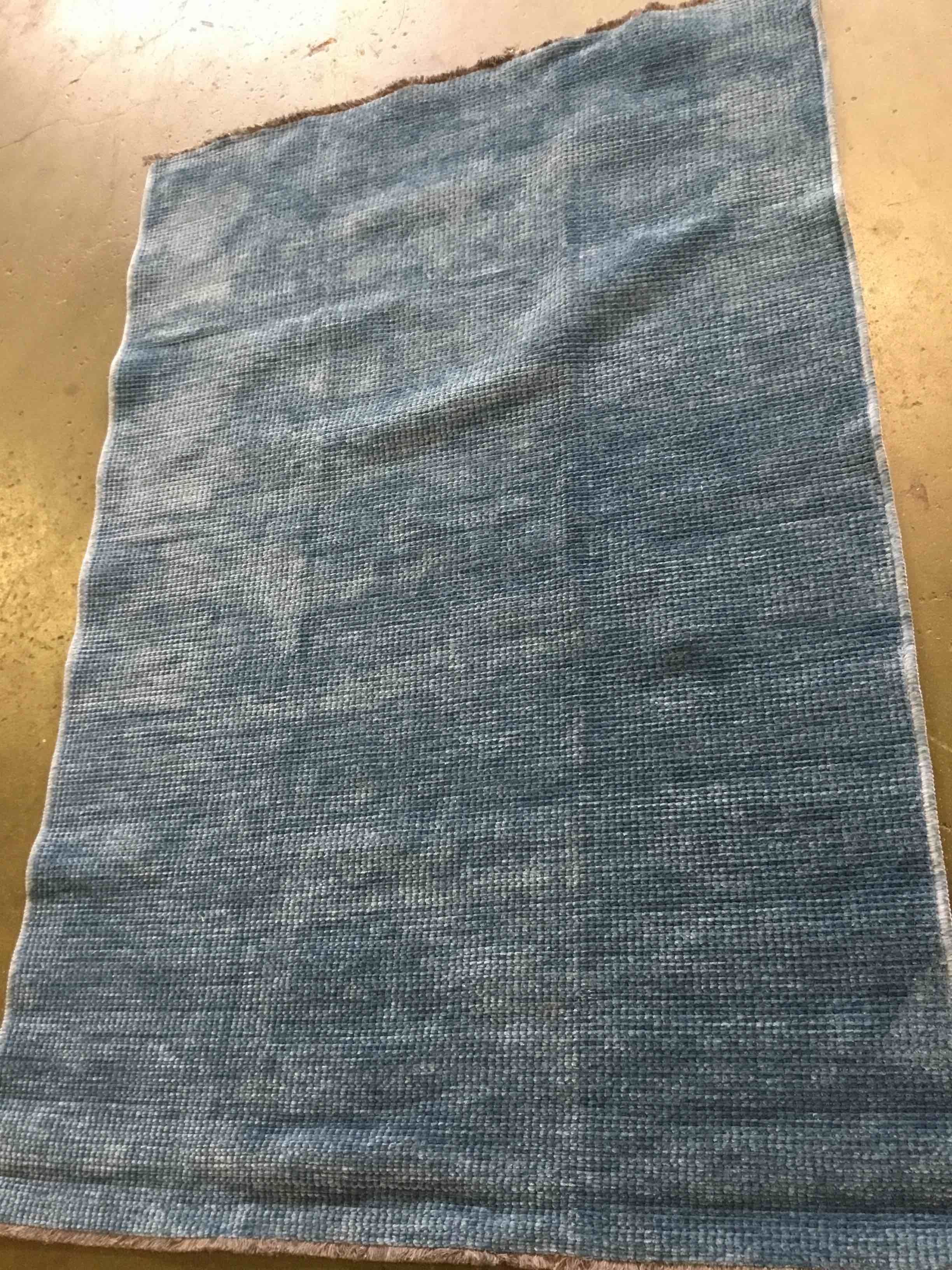 capri cotton abstract rug navy 3’11*6’9’ 