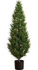 5ft. UV Resistant Artificial Rosemary Cone Topiary Tree (Indoor/Outdoor)