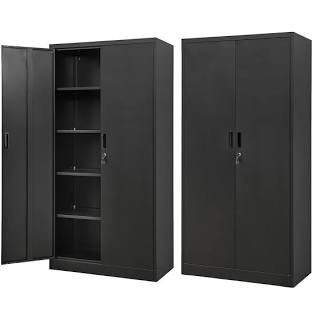 Metal Single Storage Cabinet ( 72'' H X 36'' W X 18'' D)