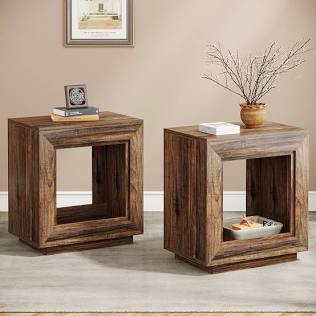 Cledis 2x24" Farmhouse End Table