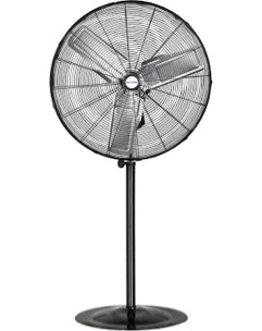 Industrial Pedestal Fan 3-Speed Fan Height Adjustable