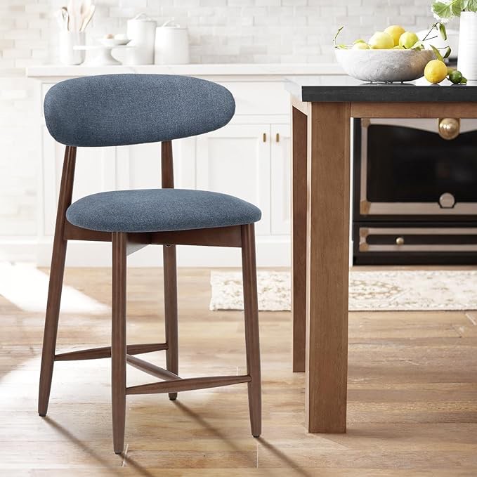 COLAMY Wood Bar Stool