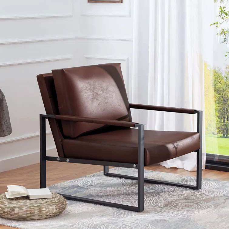 Carlean Faux Leather Armchair