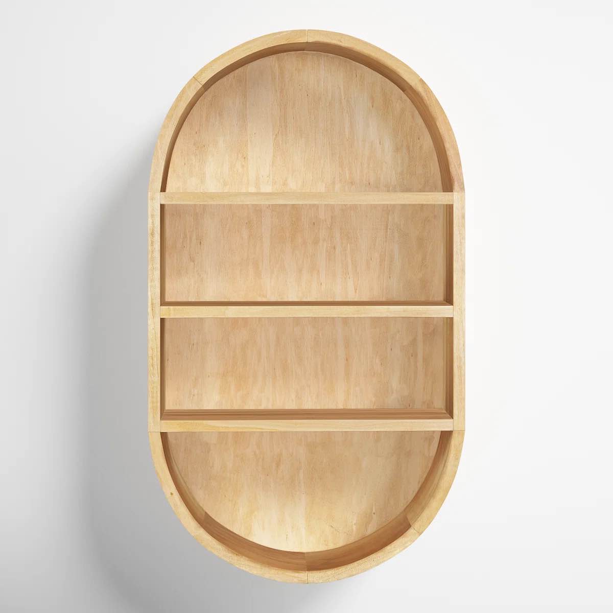 Minx 3 Piece Oval Mango Accent Shelf