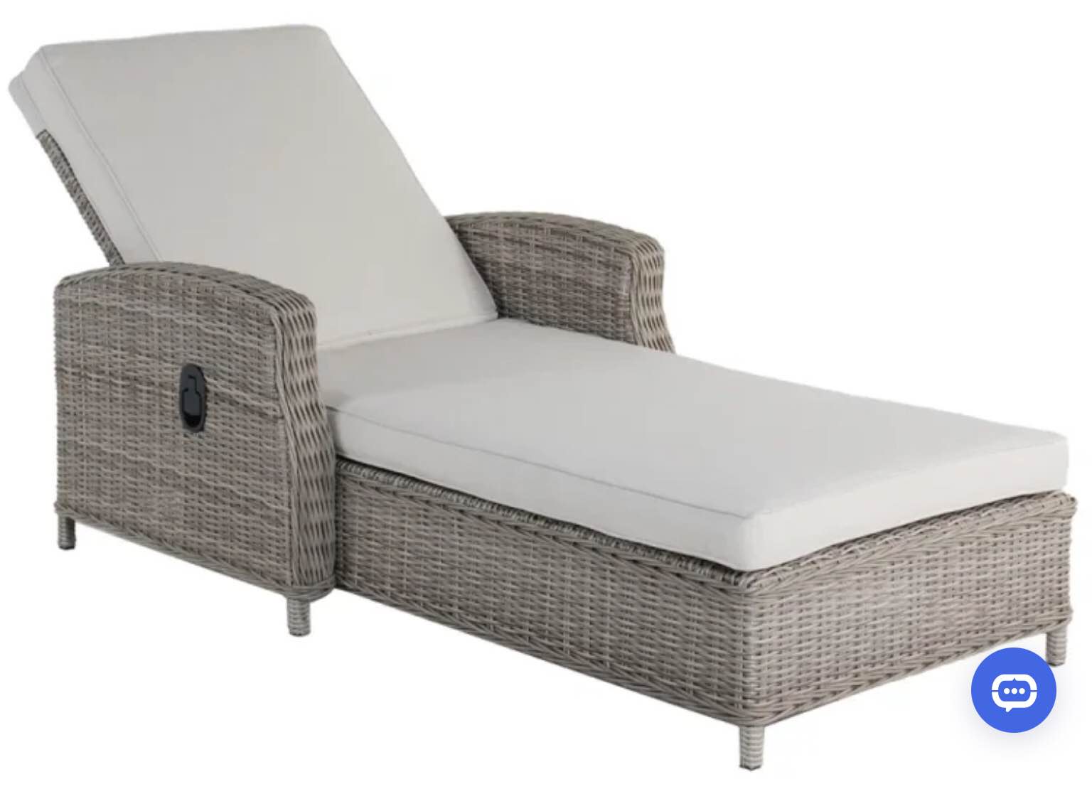 GRAND PATIO Nexus Outdoor Wicker Chaise Lounge