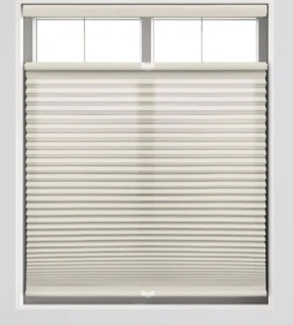 Semi-Sheer Light Filtering Top Down Bottom Up Cellular Shade 35”x84”
