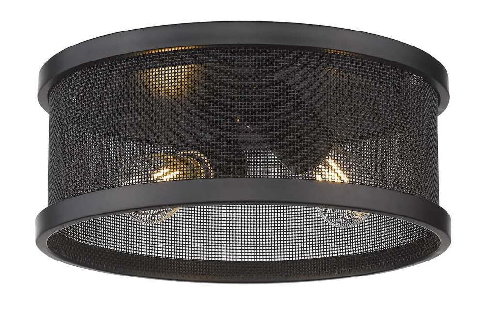 Channing   11"   Flush   Mount   in   Matte Black