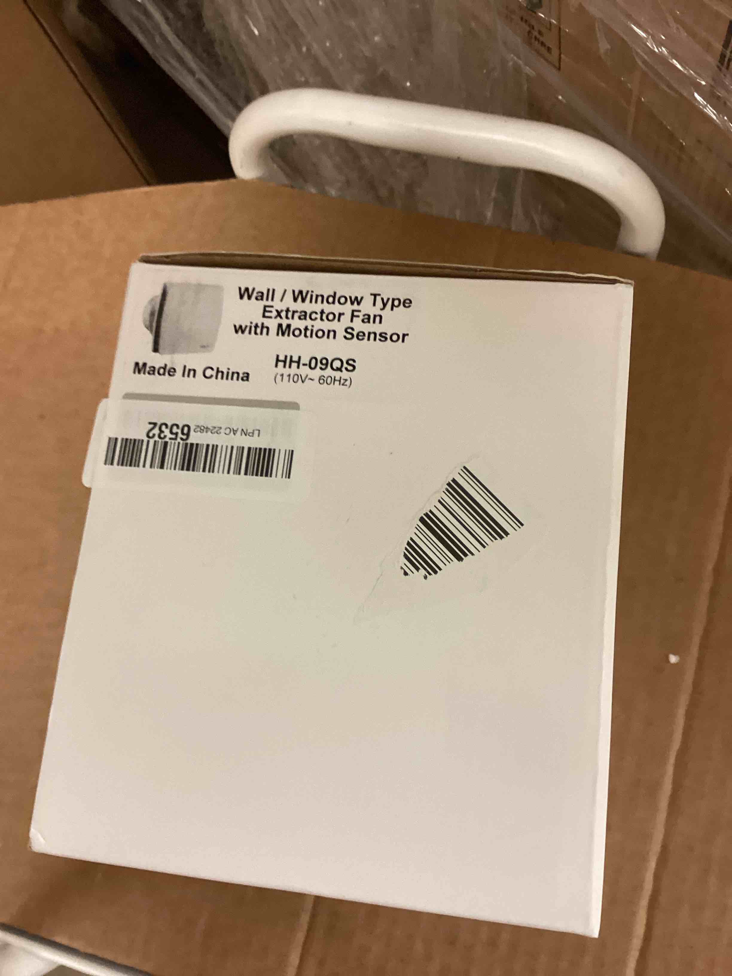 Condition photo showing New/Like New for Bathroom Exhaust Automatic Fan for Wall and WIndow,Super Quiet 4 In Bathroom Motion Sensor and Delay Time Exhaust Fan with O Ring White 80 CFM Vent Fan 4inch