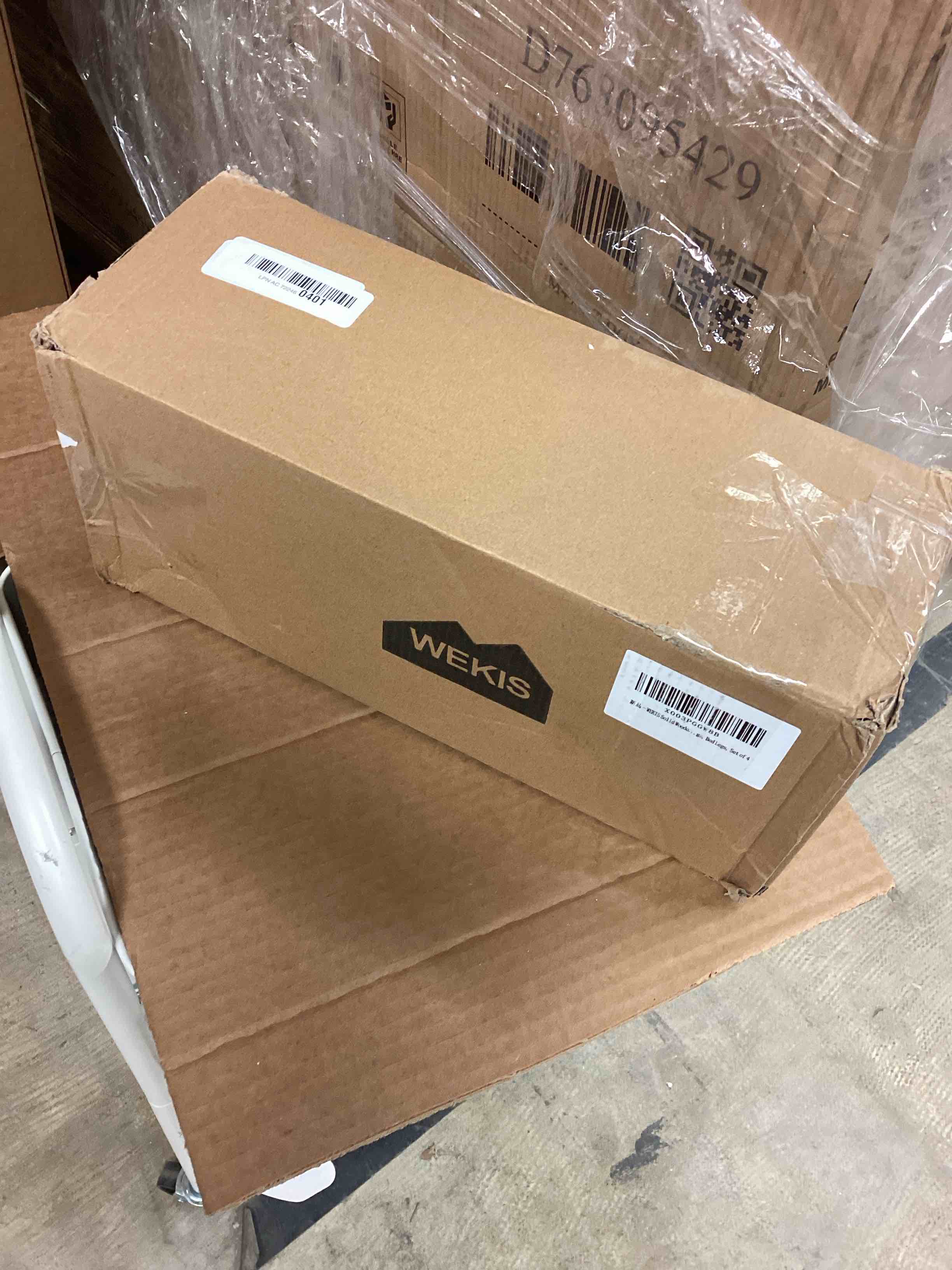 Condition photo showing Good Condition for Solid Wooden Furniture Legs 3 Inch, Natural Wood Mid Century Legs for Furniture Replacements for Couch Legs, Sofa Legs, Bench Legs, Ottoman Legs, Bed Legs, Cabinet Legs, Set of 4