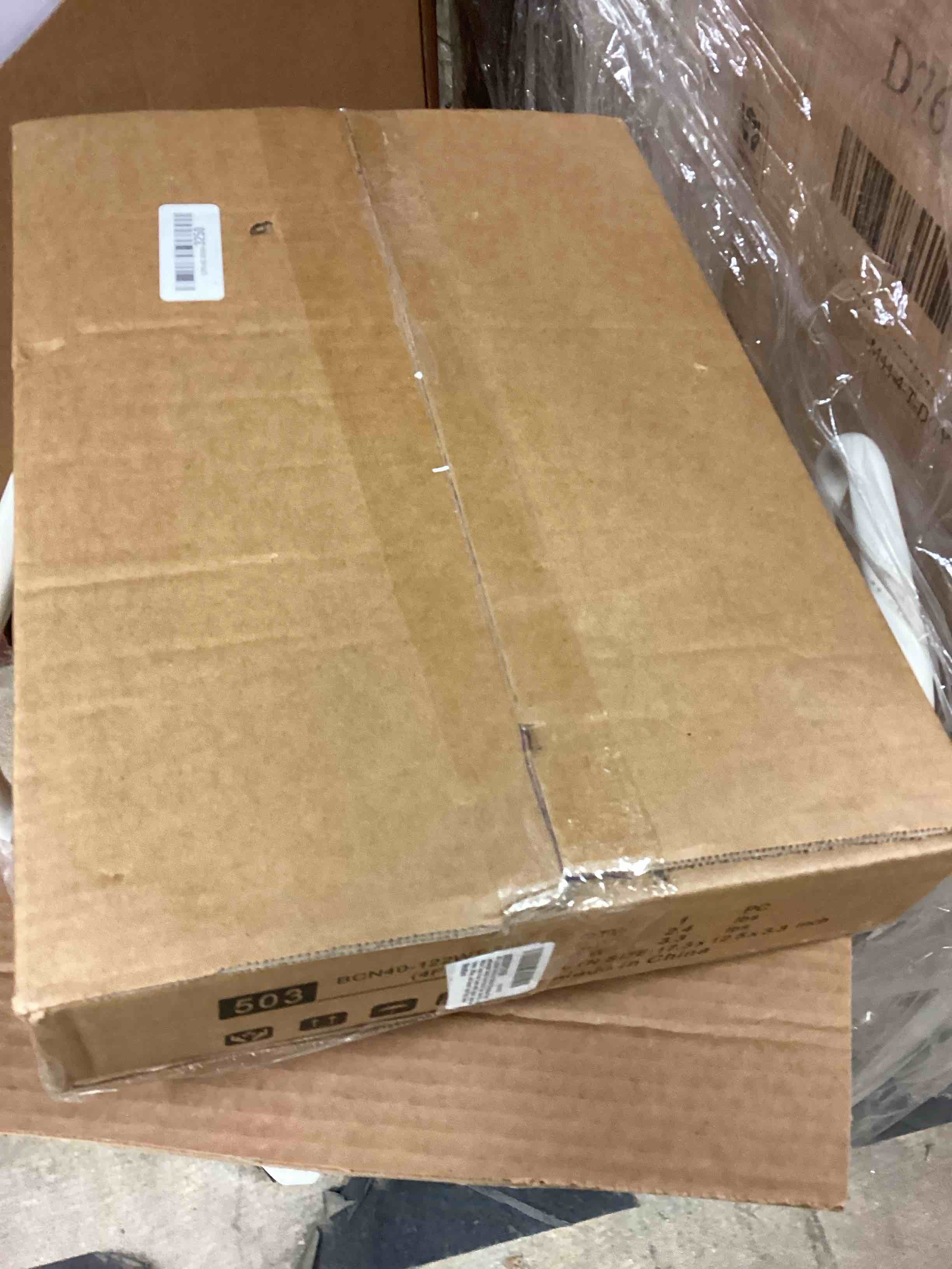 Condition photo showing New/Like New for 4ft Lighted Artificial White Christmas Tree | Leeheeyee Small Christmas Tree, Not Pre-lit White Tinsel Pine Trees with Lights, Ideal for Home, Office, and Xmas Tree Party Décor 4ft White