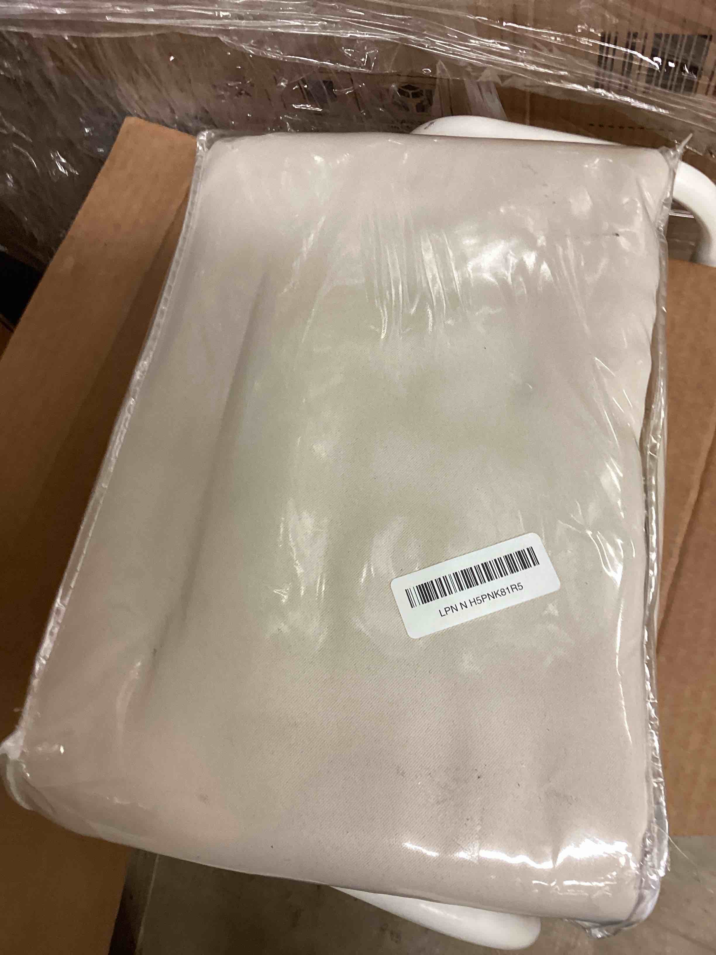 Condition photo showing New/Like New for MIULEE Back Tab Cream Beige Curtains 108 Inch Long 2 Panels Set for Living Room Bedroom, Ivory Rod Pocket/Pinch Pleated Light Blocking Extra Long Thermal Insulated Room Darkening Blackout Drapes Cream Beige 52"W x 108"L (Pack of 2)