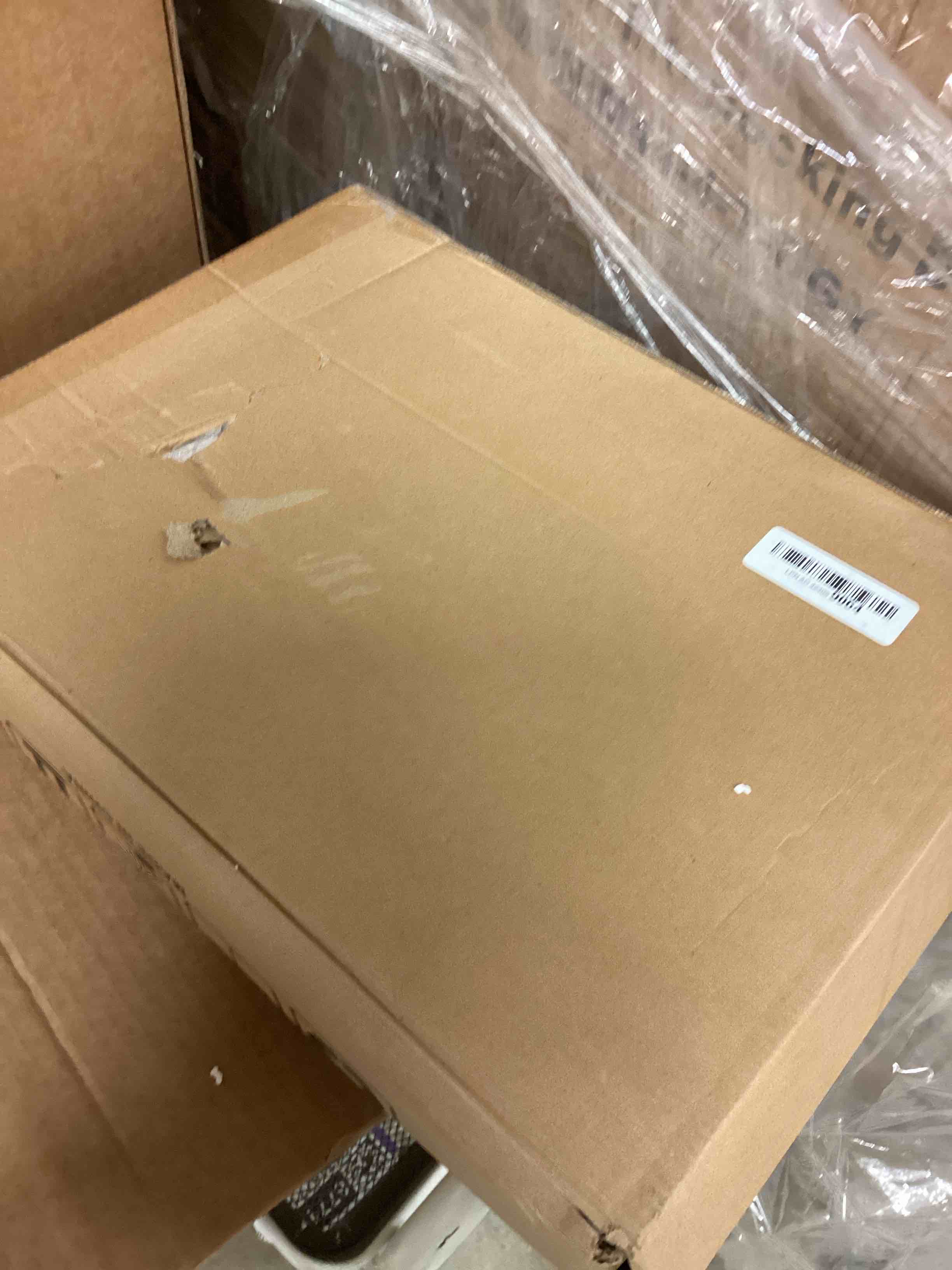 Condition photo showing New/Like New for HOMEKOKO Double Layer Large Bread Box for Kitchen Counter, Wooden Large Capacity Bread Storage Bin (Black)