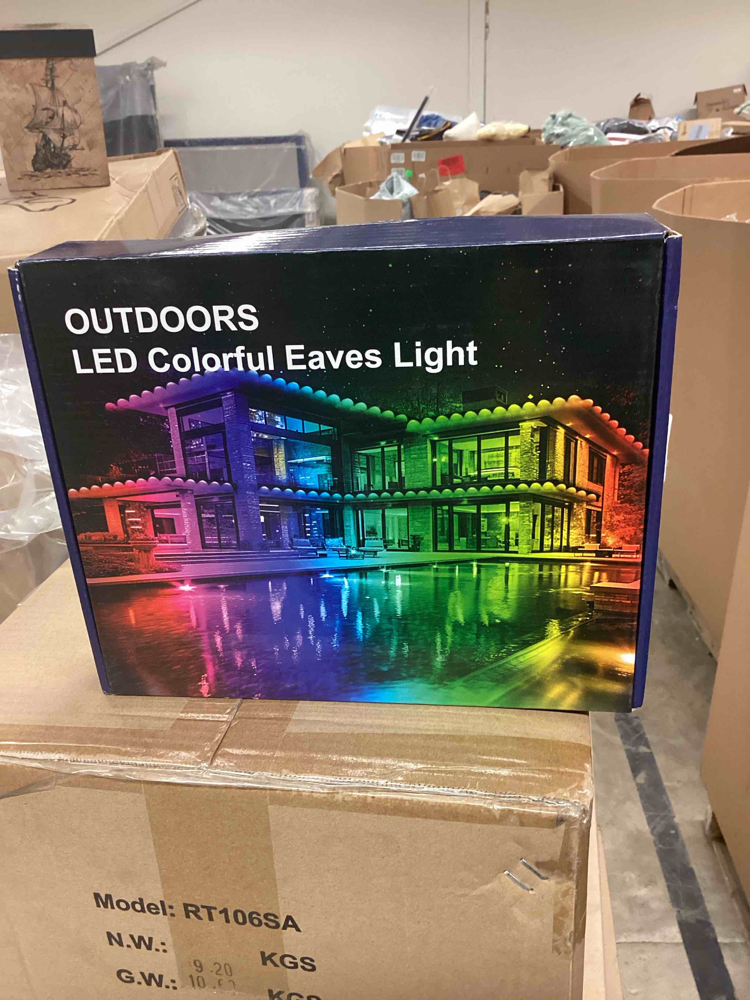 Condition photo showing New/Like New for XINKAITE 50ft Permanent Outdoor Lights for House, 2025 Eave Lighting with App/Remote Control, IP67 Waterproof smartlight for Christmas, Halloween, Holiday, Party, Daily