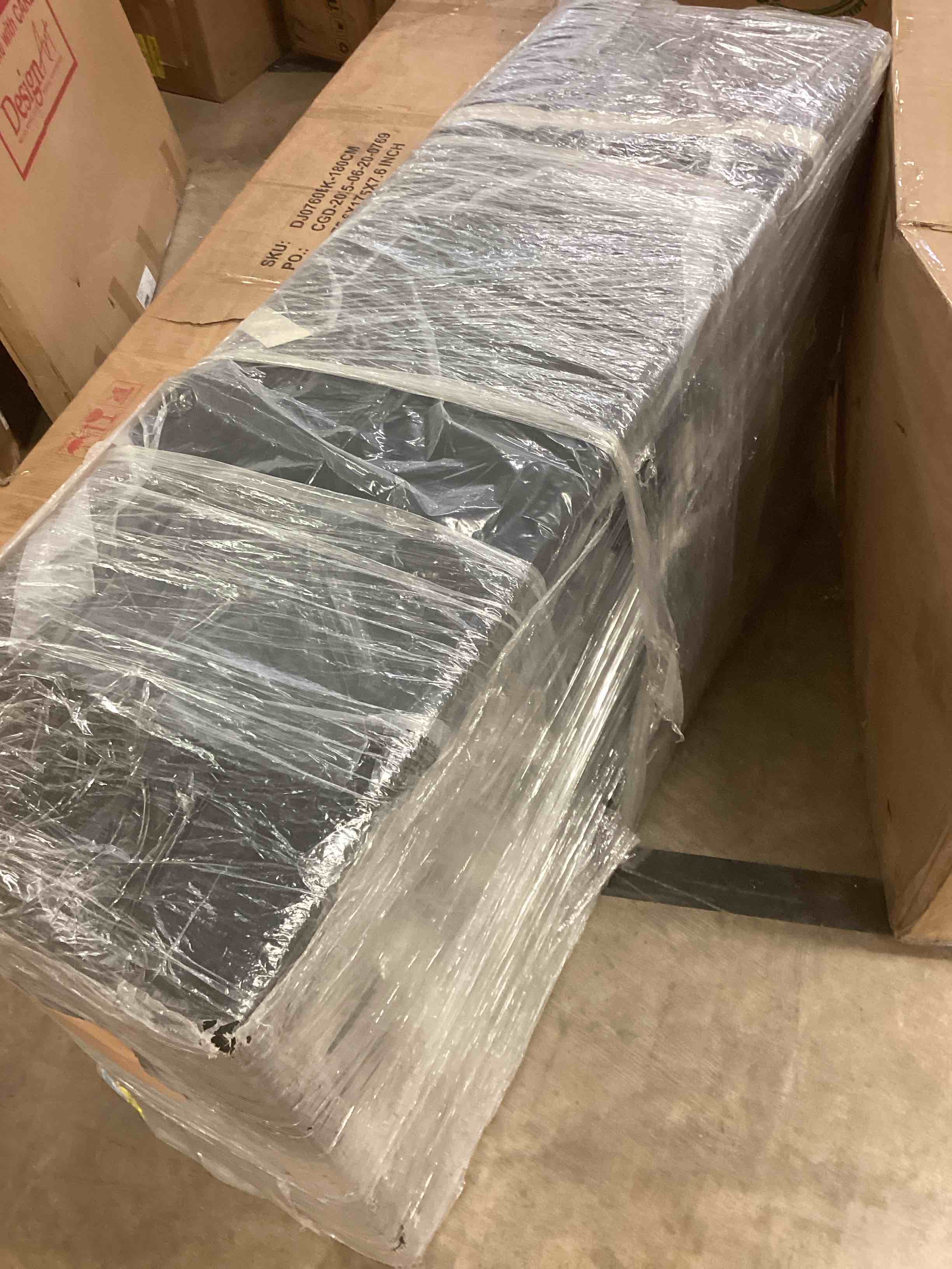 Condition photo showing As Is for Folding Ottoman Sofa Bed 