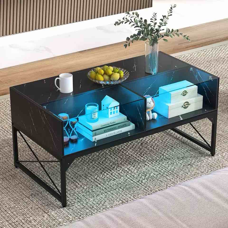 High-gloss LED Coffee Table (Incomplet)