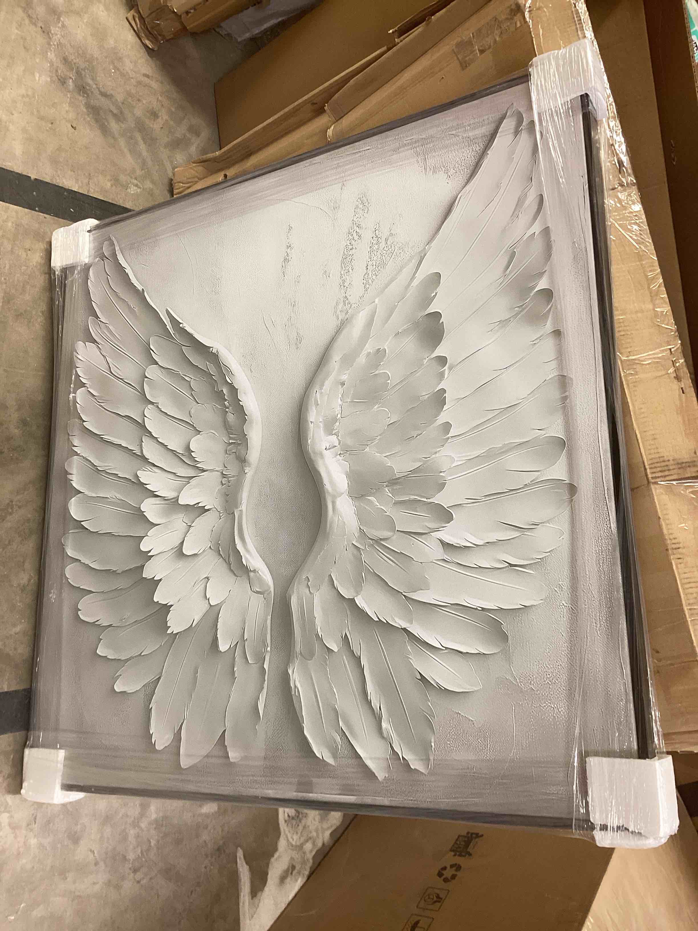 Condition photo showing New/Like New for Wings of Pure Radiance III Canvas Wings Wall Art by Art 