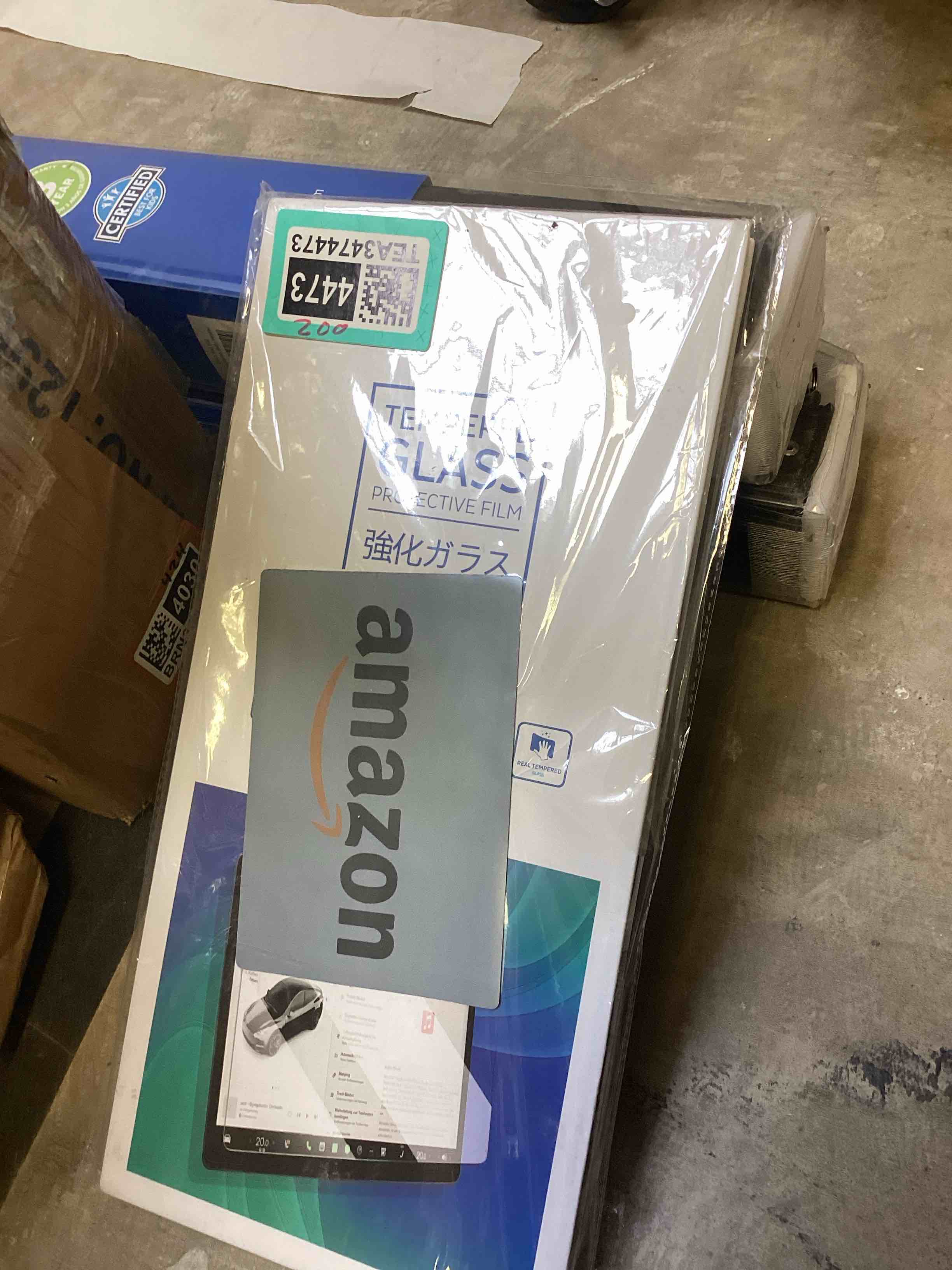 Condition photo showing New/Like New for 2025 2026 Jeep Wrangler Gladiator Screen Protector for 2024 2025 2026 Jeep Wrangler JL Gladiator 4xe Sport Rubicon Sahara Willys Sport S 12.3Inch 2024 Wrangler Gladiator Accessories Tempered Glass 12.3''