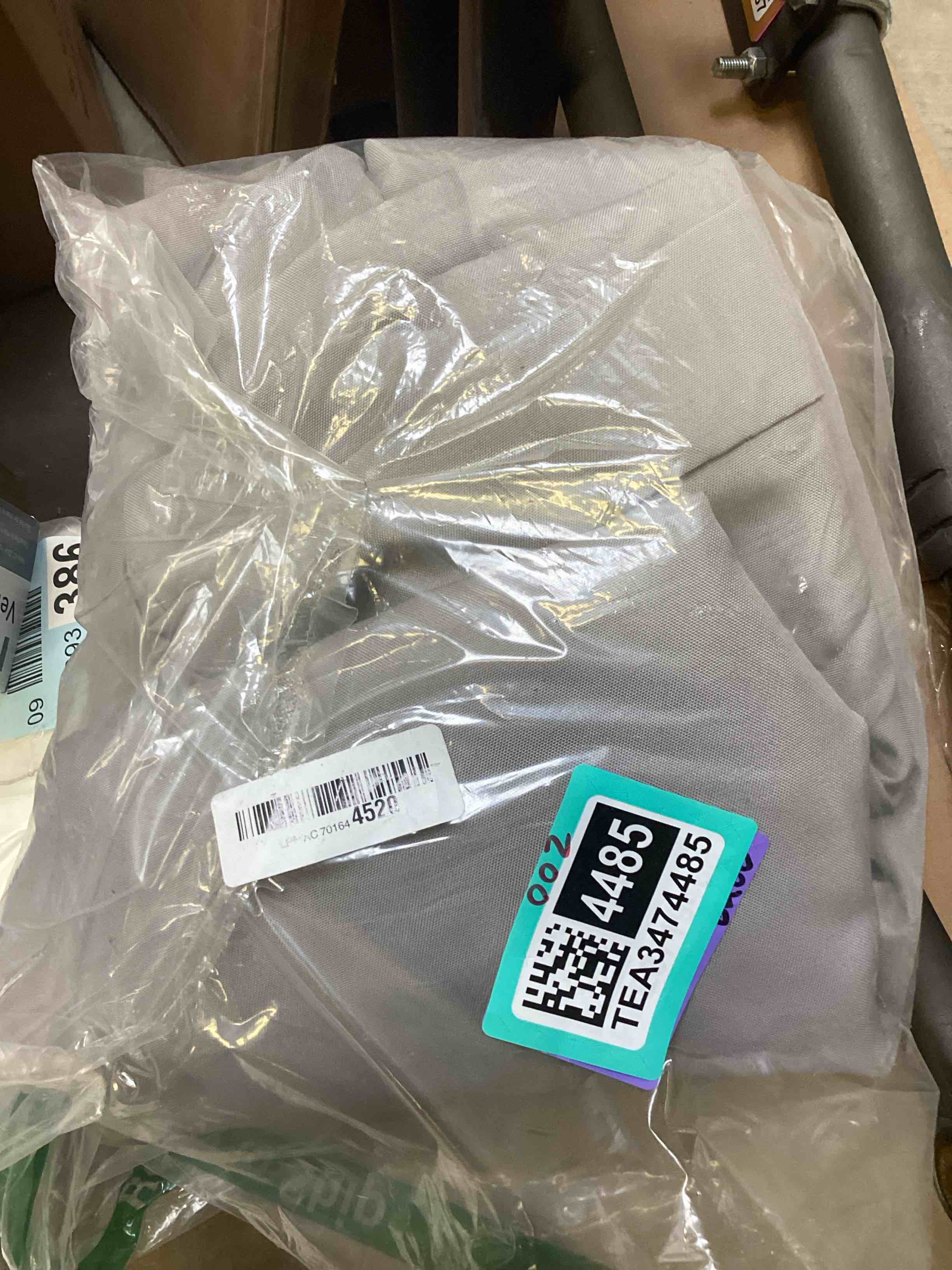 Condition photo showing New/Like New for FLYMEI Patio Cushion Covers 25x25x5 Waterproof Outdoor Cushion Cover Replacement 4Packs Outdoor Seat Cushion Slipcover for Rattan Chair Sofa, Grey 4 Pack-Covers Only 25x25x5-4Packs-Cover Only Grey