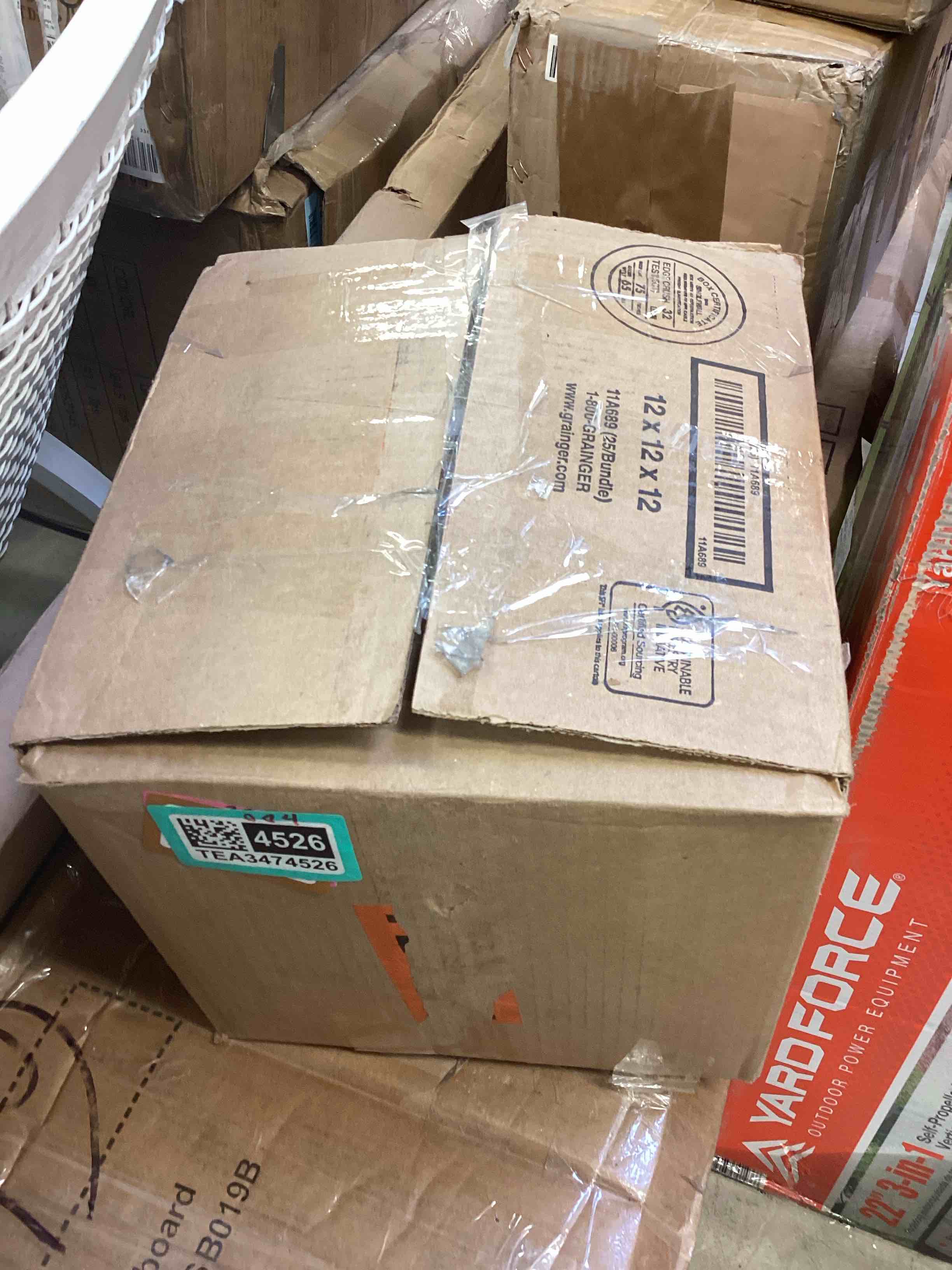 Condition photo showing As Is for Lush Décor Serena 3 Piece Ruched Flower Comforter Set - White - Full/Queen