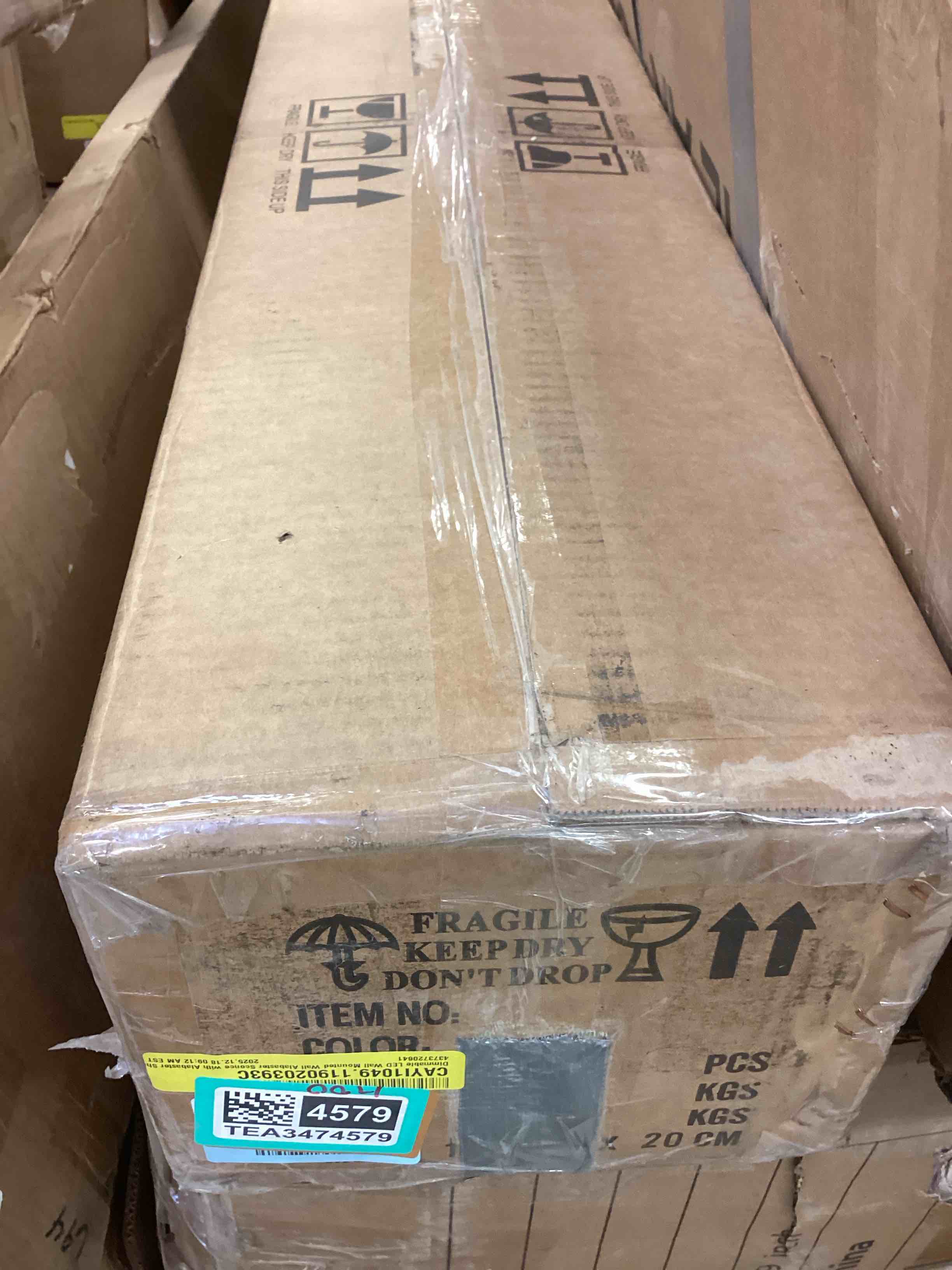 Condition photo showing Good Condition for Dimmable LED Wall Mounted Wall Alabaster Sconce with Alabaster Sha