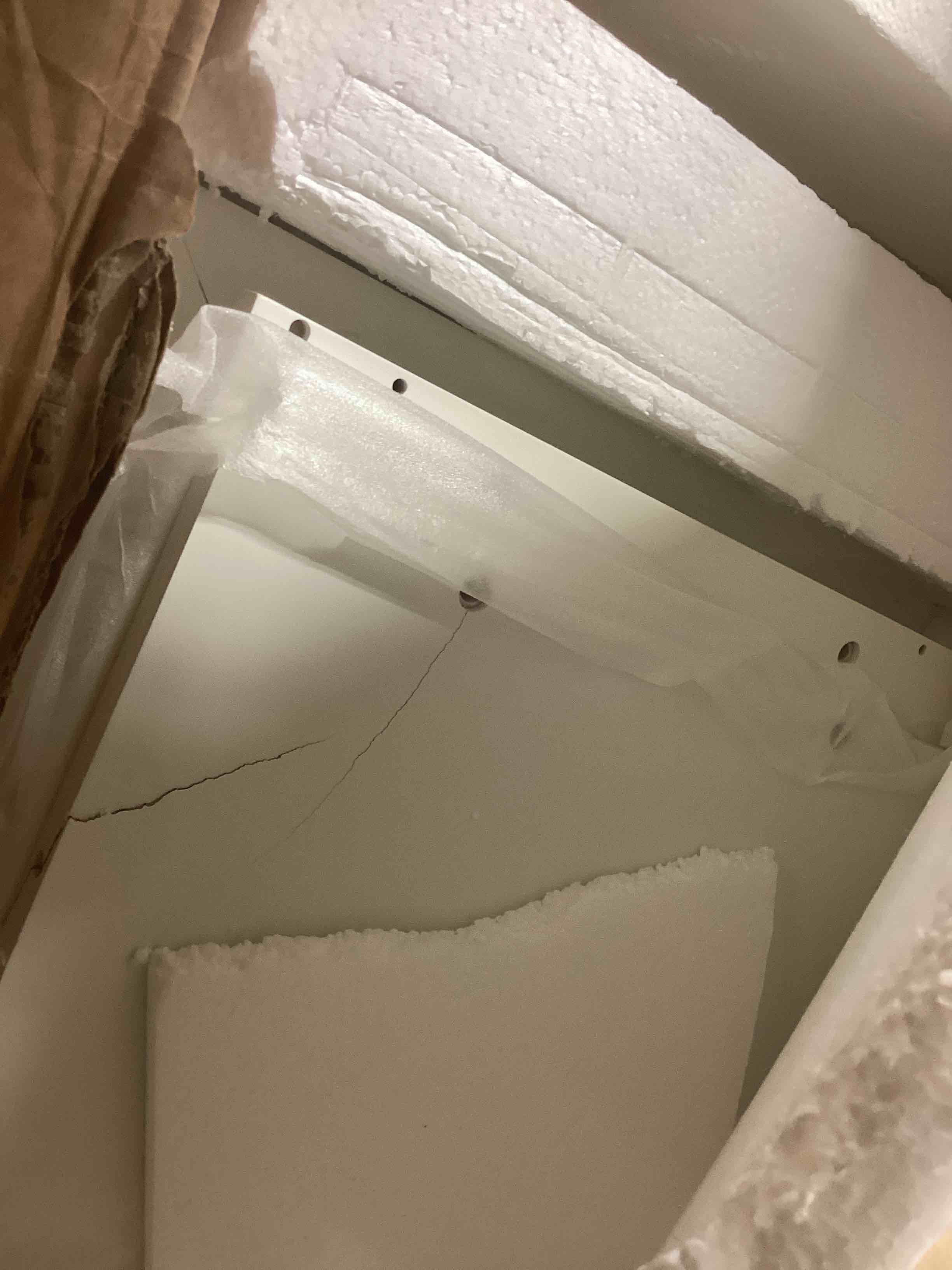 Condition photo showing As Is for 78.75'' Tall 3-Pieces Bookcase Display (incomplet)