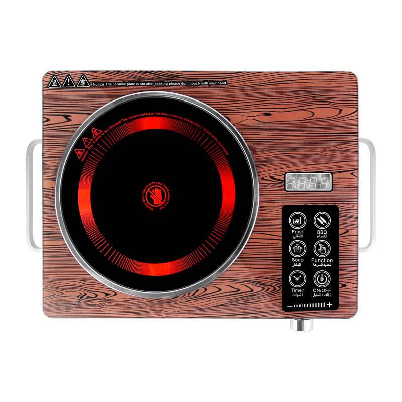  3500W Electric Single Burner Ceramic Cooktop with 12 Power Levels, 4 Preset Modes & 0–3H Timer